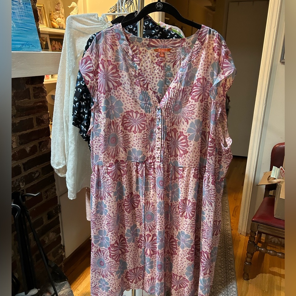 ModCloth pink floral dress